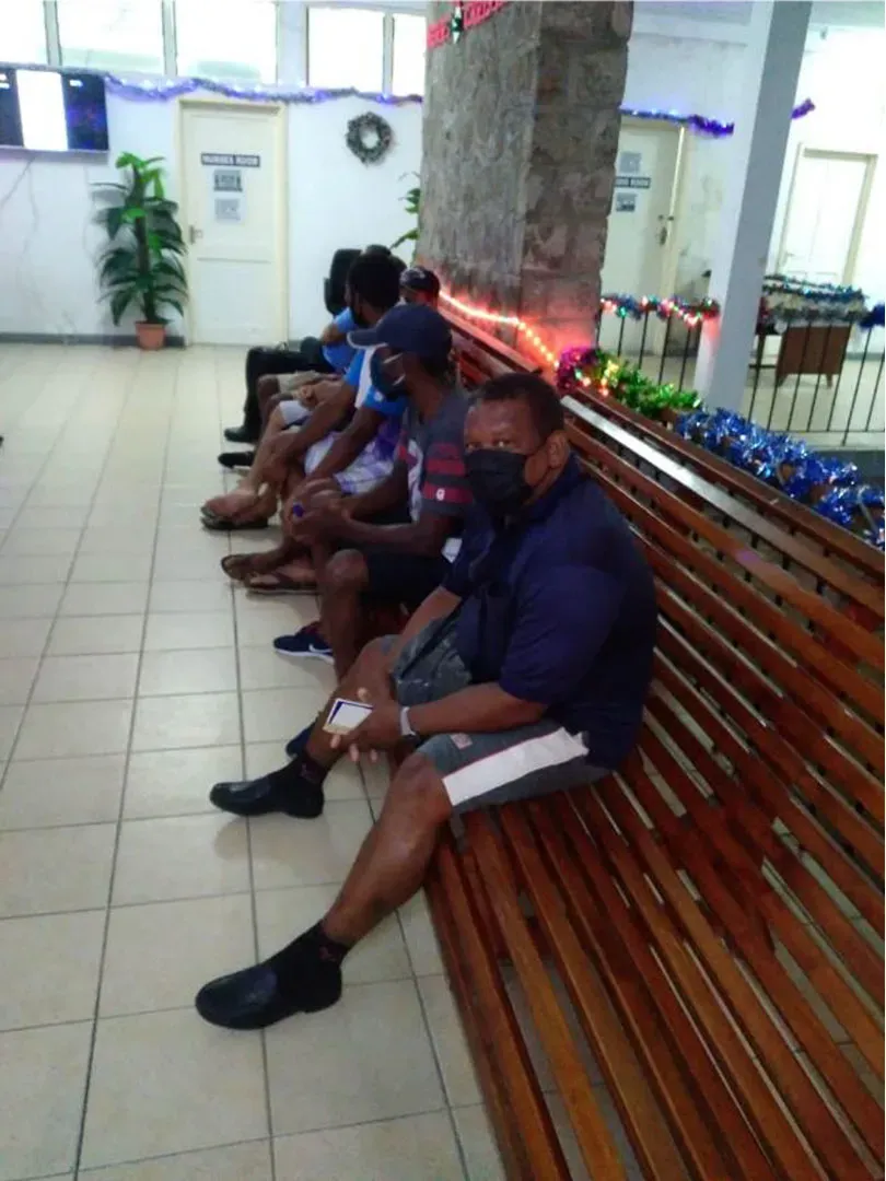 Cemetery attendants have their yearly Medical Test